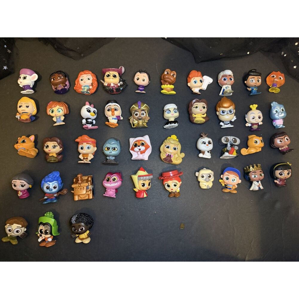 Huge Disney Doorables & Mini Figures Mixed Character Lot – Pixar, Princesse